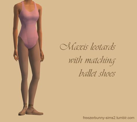 Different Skin Colors, Pink Leotard, Ballet Kids, Black Leotard, Skin Colors, The Sims 2, Decorated Shoes, Maxis Match, Sims 2