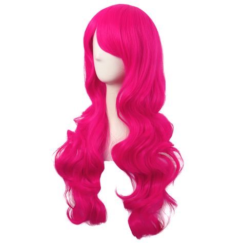 Strawberry Shortcake Wig, Wigs 2022, Hot Pink Wig, Starfire Cosplay, Cheap Wigs, Fashion Wigs, Small Braids, Pink Wig, Swim Pants