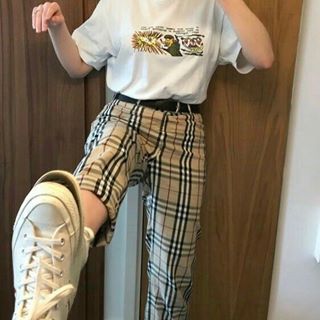 Hipster Outfits, Neue Outfits, Outfit Trends, Plaid Pants, Looks Vintage, Retro Outfits, Grunge Fashion, Grunge Outfits, Matilda