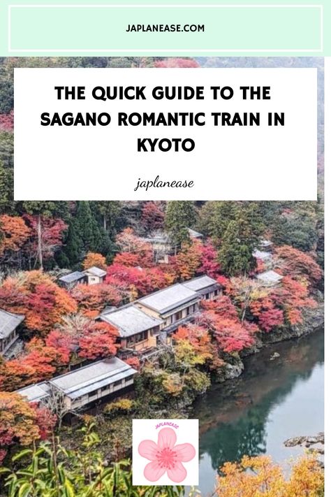 The Sagano Romantic Train is a scenic sightseeing train that travels along the top of the Hozugawa River and the Hozu Gorge in Kyoto between Arashiyama and Kameoka. But, is it worth taking the time to go on in during your Kyoto stay. We give you all the information you need to decide. Sagano Romantic Train, Arashiyama Kyoto, Kyoto Travel Guide, Kyoto Garden, Kyoto Japan Travel, Tokyo Japan Travel, Kyoto Travel, Japan Travel Tips, Travel Bug