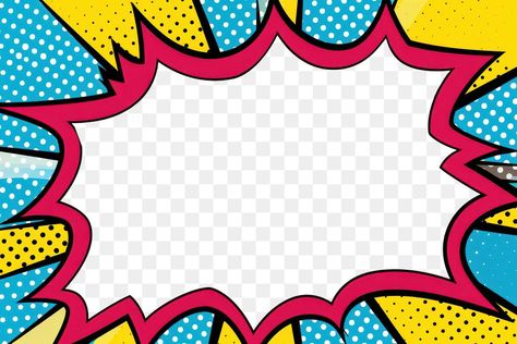 Comic Border, Comic Background, Pop Art Background, Space Books, Speech Bubble, Pattern Free, Art Background, Border Design, Free Image