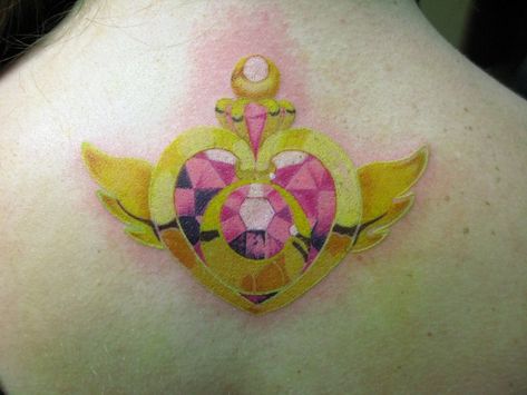 Fist Tattoo, Gamer Tattoos, Sailor Moon Tattoo, Luna And Artemis, Underboob Tattoo, Diamond Tattoos, Geek Tattoo, Kawaii Tattoo, Sternum Tattoo