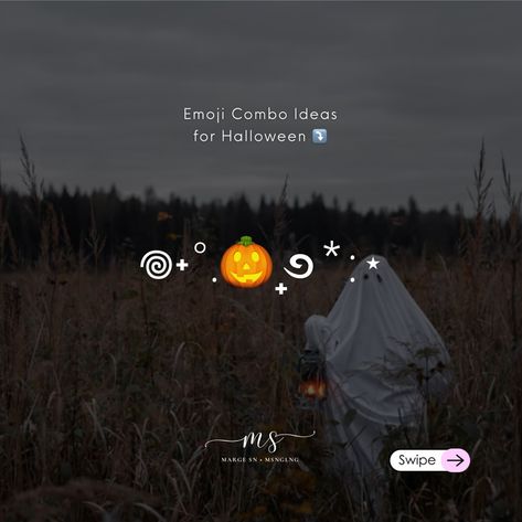 Emoji Combo Ideas for Halloween 🫶🏻🥰 #emojicombo #emoji #cuteemoji #fyp #tipsandtricks #margesn Halloween Emoji Combos, Halloween Emoji, Emoji Combos, Ideas For Halloween, Cute Emoji, Halloween, Quick Saves