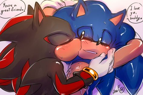 Sonic X Shadow Fanart, Cartoon Ships, Sonic Funny, Sonic Fan Characters, Sonic Franchise, I Love Your, Hedgehog Art, Sonic And Shadow, Sonic Fan Art