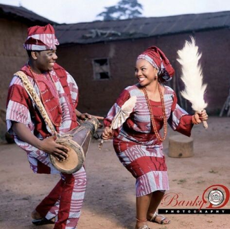 #naijawedding #naija #yoruba #yorubawedding Traditional Prewedding Shoot, Yoruba Traditional Attire, Christian Engagement Photos, Yoruba Culture, African Museum, Prewedding Shoot, Nigerian Culture, Naija Wedding, Yoruba Wedding