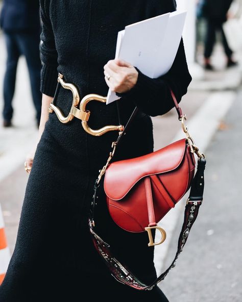 Dior saddle bag Paris / thestreetpie.com #pfw #streetstyle #paris #milano #parisfashionweek #ss19 #pfwss19 #ootd #outfit #style #streetstyle #thestreetpie… Dior Saddle Bag Street Style, Saddle Bag Outfit, Dior Saddle Bag Outfit, Designer Inspired Handbags, Street Style Bags, Bag Outfit, Dior Saddle, Trendy Shoulder Bag, Paris Shopping