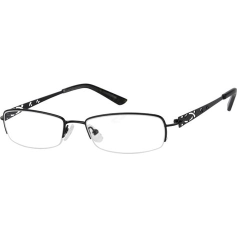 A medium size, hypoallergenic stainless steel half-rim frame with designer temples....Price - $19.00-6cBCAh3a