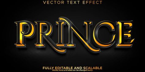 Prince text effect editable gold and roy... | Free Vector #Freepik #freevector #stylish-font #stylish-text #editable-logo #font-styles Prince Logo Design, Yadav Name Logo, Prince Wallpapers, Prince Logo, Crown Clip Art, Crown Clip, Bible People, Durga Kali, Best Couple Pics For Dp