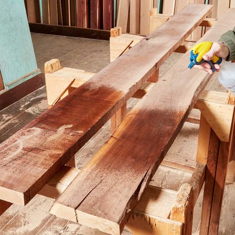 How to Buy Rough-Sawn Lumber | The Family Handyman Rough Sawn Lumber, Rough Cut Lumber, Diy Space Saving, Lumber Yard, Lumber Mill, The Family Handyman, Hardwood Lumber, Why Read, Home Center