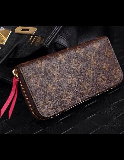 Louis Vuitton Monogram Canvas Clemence Wallet Fuchsia M60742 sale at USD 135. Free Wordwide Shipping. Check here www.luxtime.su/... Τσάντες Louis Vuitton, Louis Vuitton Wallet Women, Louis Vuitton Nails, Louise Vuitton, Sac Louis Vuitton, Louis Vuitton Backpack, Fashion Tote Bag, Louis Vuitton Wallet, Lv Handbags