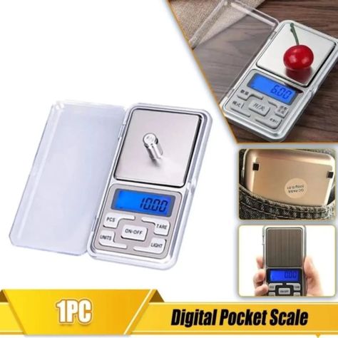 Mini Electronic Scales High Precision Pocket Digital Scale For Gold Sterling Jewelry Balance Gram For Kitchen Scale 500gx0.1g Kitchen Weighing Scale, Digital Scale, Weighing Scale, Kitchen Scale, Sterling Jewelry, Scales, Electronics, Gold, Quick Saves