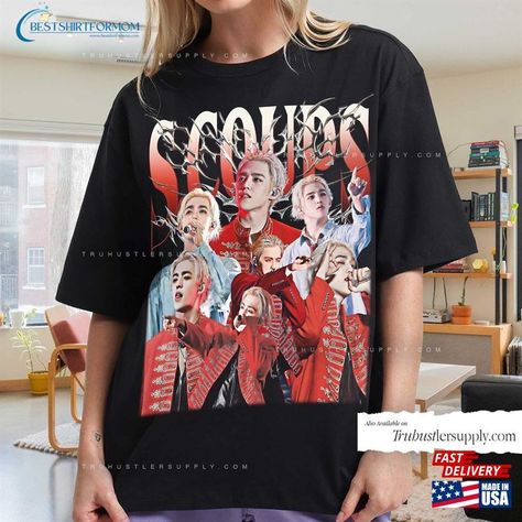 S Coups Seventeen Vintage Retro Graphic Shirt T-Shirt Kpop Bootleg Sweatshirt Check more at https://bestshirtformom.com/product/s-coups-seventeen-vintage-retro-graphic-shirt-t-shirt-kpop-bootleg-sweatshirt/ S Coups Seventeen, Seventeen Tour, Tiktok Influencers, Tiktok Link, Coups Seventeen, Merch Kpop, Tiktok Influencer, Bootleg Shirt, Kpop Shirts