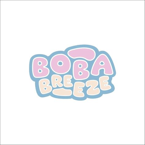 Boba Shop Logo, Boba Tea Branding, Boba Logo Design, Milktea Logo, Bubble Tea Logo, Boba Logo, Bubble Tea Store, Bubble Tea Flavors, Logo Bee