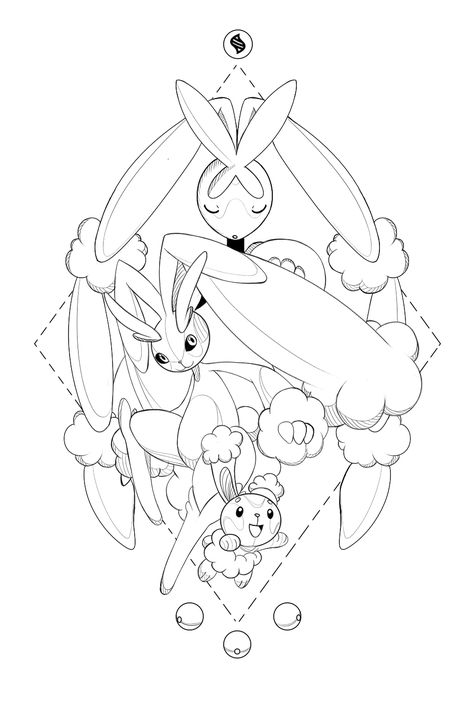 Lopunny line tattoo commission I just finished. Enjoy! Lopunny Pokemon, Pokemon Tattoo, Line Tattoo, Line Tattoos, Tattoo Stencils, Tatting, Pokemon, Humanoid Sketch, Tattoos