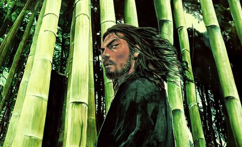 Vagabond Manga, Concept Art Tutorial, Miyamoto Musashi, Bleach Fanart, Desktop Wallpaper Art, Digital Museum, Good Manga, Anime Wall Art, Naruto Shippuden Anime