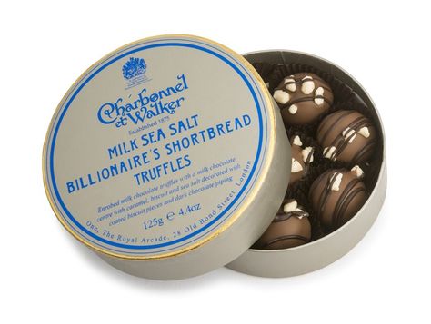 Billionaire's Truffles - 125g - New! Caramel Biscuits, Blackberry Syrup, Truffle Gift, Charbonnel Et Walker, Sea Salt Caramel, Fine Chocolate, Personalized Chocolate, Chocolate Decorations, Chocolate Gifts