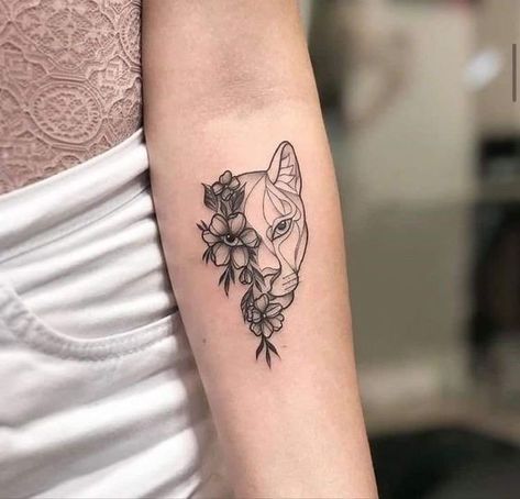 Half Flowers Tattoo, Lioness Tattoos, Bicep Tattoo Women, Inner Wrist Tattoos, Tato Maori, Inner Arm Tattoos, Inner Bicep Tattoo, Basic Tattoos, Lioness Tattoo