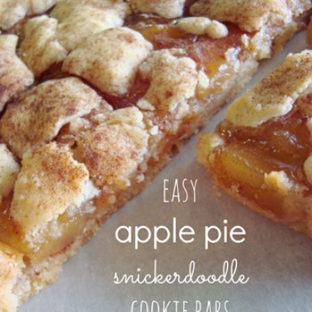 Apple Pie Snickerdoodle Cookie Bars Recipe - (4.2/5) Apple Pie Snickerdoodle, Snickerdoodle Cookie Bars, Snickerdoodle Cookie, Apple Pie Bars, Easy Apple Pie, Scrumptious Desserts, Cookie Bar Recipes, Easiest Apples, Yummy Sweets