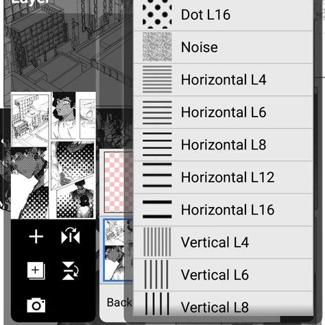 Manga Making Process, How To Color Manga Panels On Ibispaint, Screen Tone Ibispaint, Screentones Manga, Making A Manga, Comic Examples, Manga Screentones, Manga Creation, Webtoon Reference