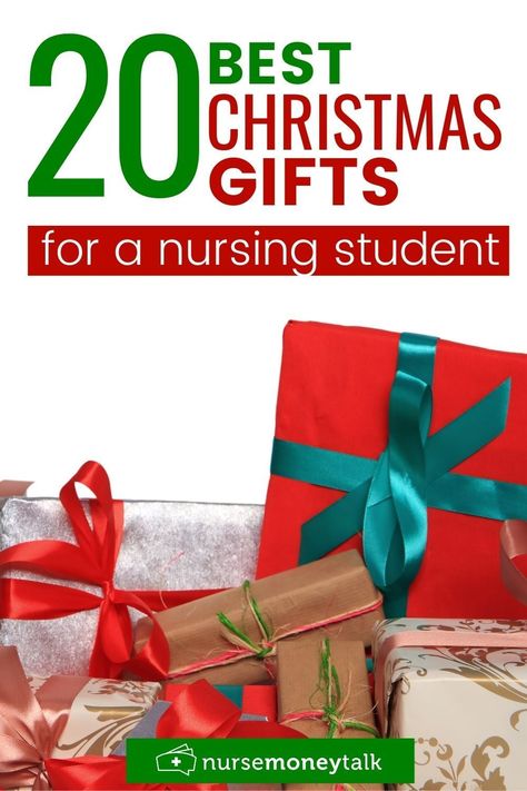 Don't know what to give the nursing student in your life? We've got you covered with a list of the best Christmas gifts for a nursing student! nursing student gifts | nursing student christmas gifts #giftsfornursingstudent #nursegifts Nursing Student Christmas Gifts, Gift For Nursing Student, Nursing Christmas Gifts, Students Christmas Gifts, Presents For Nurses, Nurse Money, School Christmas Gifts, Christmas Gifts For Nurses, Student Christmas Gifts