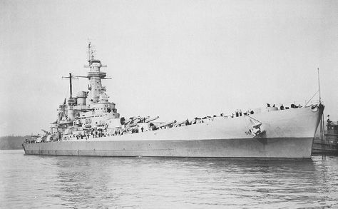 Why Japan Feared the Battleship USS Washington: Page 2 of 2 | The National Interest Navy Coast Guard, Us Battleships, Go Navy, Imperial Japanese Navy, Us Navy Ships, Naval History, Puget Sound, United States Navy, Navy Ships