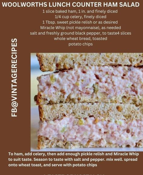 Toasted Potatoes, Ham Salad Sandwich, Sandwich Spread Recipes, Leftover Easter Ham, Sweet Pickle Relish, Ham Salad Recipes, Best Sandwich Recipes, Ham Salad, Baked Ham