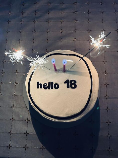 #aesthetic #eighteen Eighteen Aesthetic, Eighteen Birthday Cake, 18th Party, 18th Cake, Aesthetic Drawings, Happy Birthday 18th, Eighteenth Birthday, 18th Birthday Cake, Birthday Food