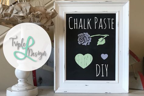 DIY Washable Chalk Paste {Chalk Couture Chalkology Paste DUPE!} Diy Chalk Paste, Diy Antler, Chalkboard Crafts, Makers Studio, Homemade Chalk Paint, Homemade Chalk, Chalk Crafts, Paint Couture, Antler Crafts