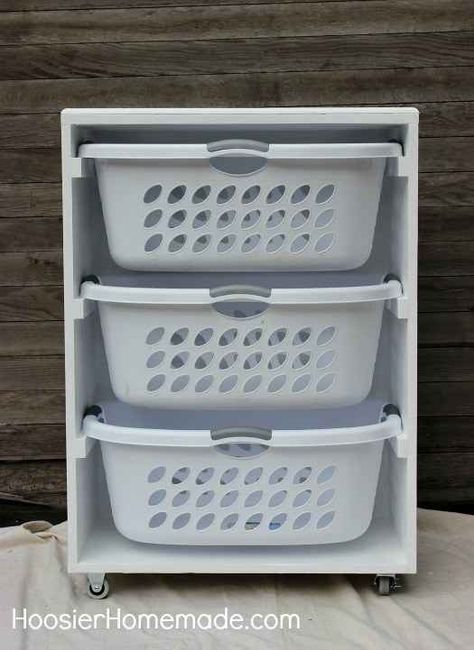 Diy Laundry Room Storage, Laundry Station, Laundry Shelves, Laundry Room Storage Shelves, Room Storage Diy, Laundry Sorter, Storage Small, Laundry Room Diy, Laundry Baskets