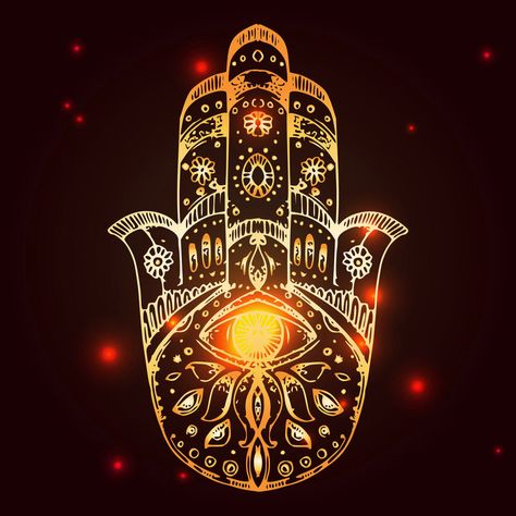 “La Mano de Hamsa” es un símbolo islámico que representa la mano de Fátima Zahid. La mano de Hamsa es … Religious Symbols, Jewish Art, Mystical Art, Hand Of Fatima, Egyptian Art, Hamsa Hand, Paper Template, Silver Earring, Pure Silver