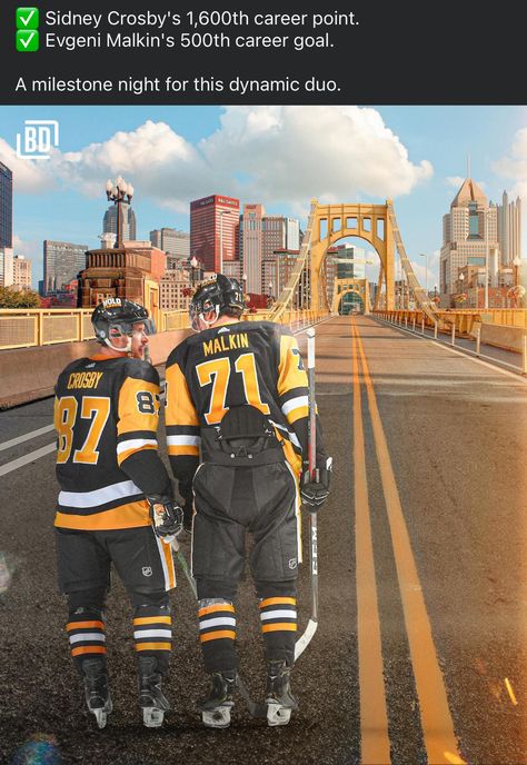 Evgeni Malkin, Penguin Love, Sidney Crosby, Penguins Hockey, Dynamic Duo, Pittsburgh Penguins, Really Funny Pictures, Really Funny, Pittsburgh