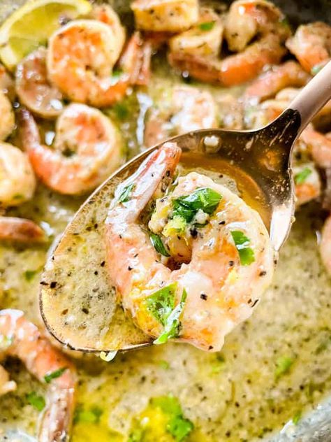 Pan Seared Citrus Shrimp, Garlic Pepper Shrimp, Light Shrimp Dinner, Lemon Pepper Shrimp Recipes, Shrimp Dijon Recipes, Pepper Shrimp Recipe, Lemon Shrimp Recipes, Grilling Fish, Dinners Chicken