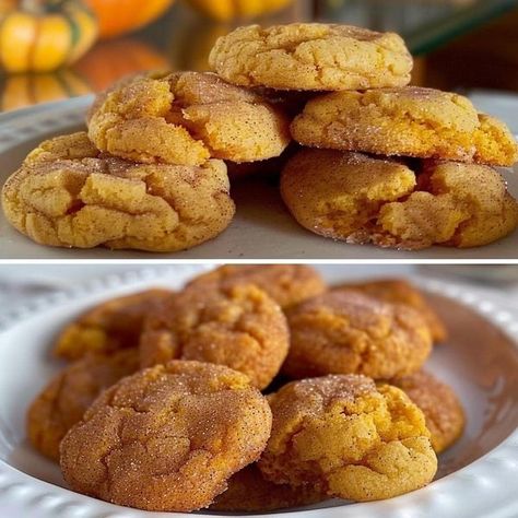 Paula Deen Family Recipes 👩‍🍳 | Soft Pumpkin Snickerdoodles 🎃 | Facebook Pumpkin Snickerdoodle Cookies, Pumpkin Snickerdoodles, Pioneer Woman Ree Drummond, Snickerdoodle Cookies, Ree Drummond, Paula Deen, The Pioneer Woman, Snickerdoodles, Easy Pumpkin