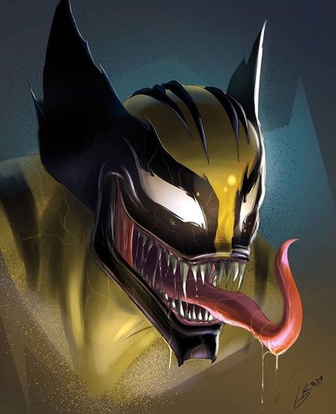 Venomized Wolverine Venomized Wolverine, Venom Wolverine, Dark Powers, Venom Symbiote, Venom Marvel, Symbiotes Marvel, Marvel Fanart, Venom Comics, Image Spiderman