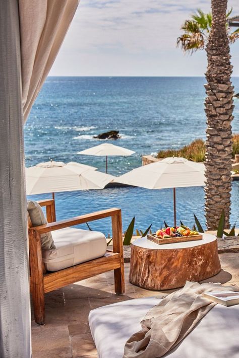 Los Cabo's Luxury Hotels, Esperanza Hotel Cabo San Lucas, Beach Club at Esperanza with sea views Cabo Travel, Beach Clubs, Aesthetic Beach, Best Resorts, San Lucas, Cabo San Lucas, Beach Aesthetic, Beach Club, Breathtaking Views