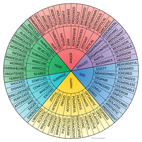 Emotions Wheel : Glenn Trigg Emotions Wheel, Feelings Wheel, Emotion Chart, Feelings Chart, Christian Counseling, Emotional Resilience, Writing Life, Feelings And Emotions, Mental And Emotional Health