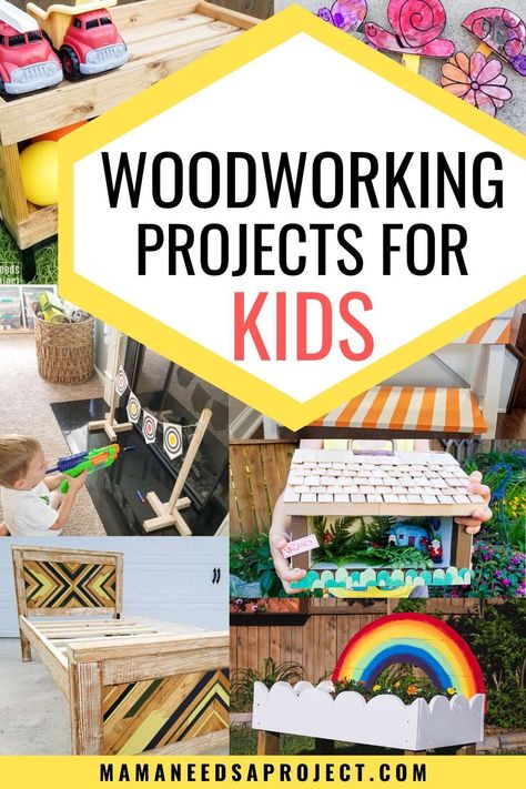 Grab this list of beginner woodworking projects to build for your kids! Simple tutorials and woodworking plans will guide you through woodworking projects for kids. Happy building! Oppgaver For Barn, Kids Woodworking Projects, Different Generations, Kerajinan Diy, Wood Projects For Kids, Hobbies For Kids, Woodworking Projects For Kids, Woodworking For Kids, Diy Simple