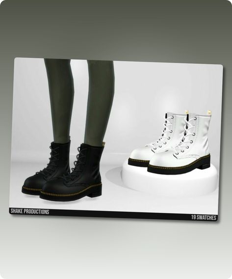 Sims 4 917 – Leather Boots (Female) Shoes/Boots New Mesh All LODs Handpainted 19 Colors Filesize: 1 MB Recoloring Allowed: Yes – Do not include mesh Author: ShakeProductions #shoes #gaming #leather #sims4 #sims #handpainted Mod Jacket, Sims 4 Cc Download, Cc Shoes, Sims 4 Cc Shoes, Boots Female, Full Outfits, Leather High Heel Boots, Female Shoes, Family Fashion