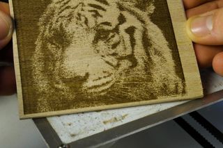 How to Engrave Picture on Wood : 3 Steps (with Pictures) - Instructables Pictures On Wood, Photo Onto Wood, Diy Laser Engraver, Wood Laser Ideas, Diy Laser Cut, Epoxy Wood Table, Laser Engraved Ideas, Picture Engraving, Laser Engraving Machine