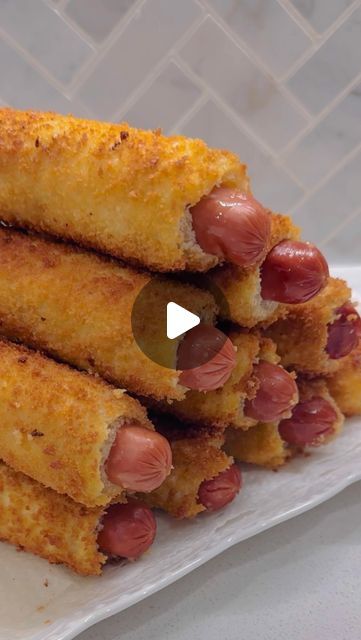 Hotdogs Recipes Easy, Breakfast Cups Recipe, Ayra Starr, Hot Dog Rolls, Devilled Eggs Recipe Best, Sausage Rolls Recipe, Hot Dogs Recipes, Sausage Roll, Easy Brunch Recipes