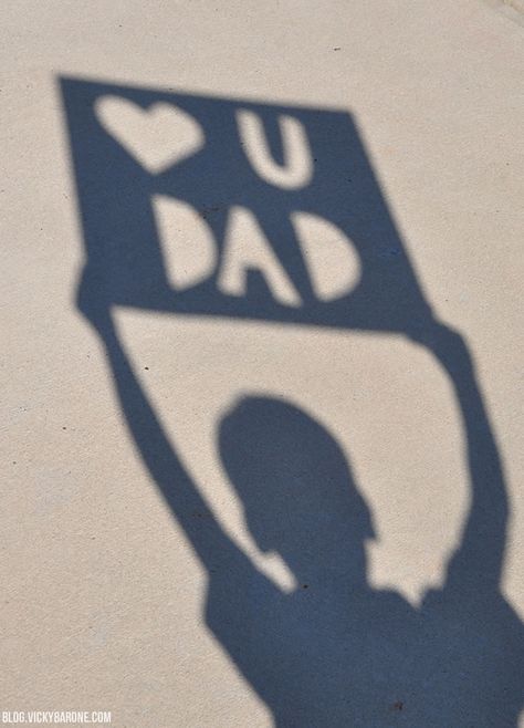 Shadow Picture, Sun Shadow, Love You Dad, Shadow Pictures, Handprint Art, Diy Signs, 4 Kids, Toddler Crafts