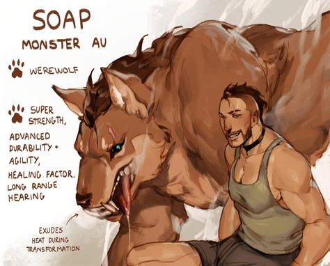 Bluegiragi Ghost, Gaz X Price, Price X Gaz, Soap And Ghost, Werewolf Au, Ghost Soap, John Mactavish, Call Of Duty Warfare, Cod Memes