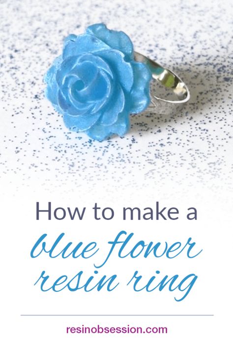 resin ring tutorial Resin Beginner, Diy Resin Ring, How To Make Resin, Resin Rings, Rose Tutorial, Ring Tutorial, Emerald Earrings Studs, Flower Molding, Resin Supplies