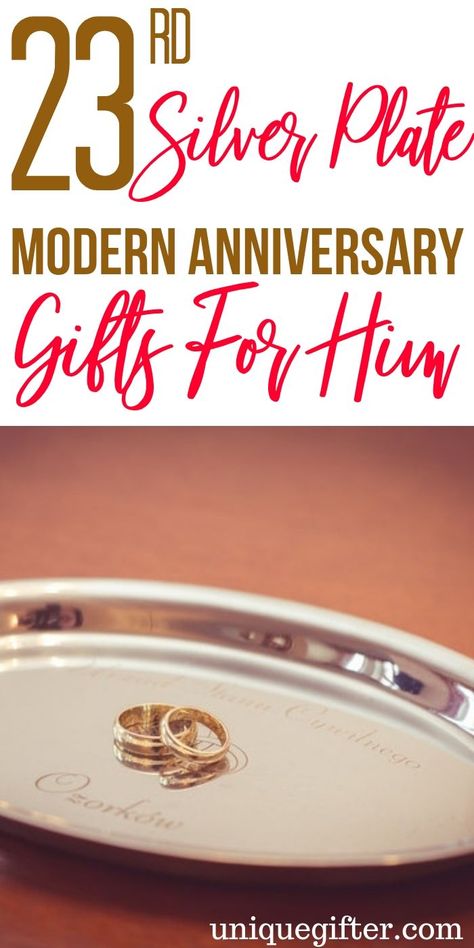 23rd Silver Plate Modern Anniversary Gifts For Him | Celebrate Your 23rd Anniversary | Anniversary Gifts For Him | Wedding Anniversary Gifts For Husband | 23rd Wedding Anniversary | Gift Ideas For Anniversary | Gift Ideas For Anniversary For Him | #gifts #giftguide #anniversary #giftsforhim #presents via @ 23 Year Anniversary Gift Ideas, 23rd Anniversary Quotes, 12 Year Anniversary Gifts, 23rd Wedding Anniversary, Second Year Anniversary Gift, 4th Year Anniversary Gifts, 3rd Year Anniversary Gifts, 23rd Anniversary, Birthday Present For Husband