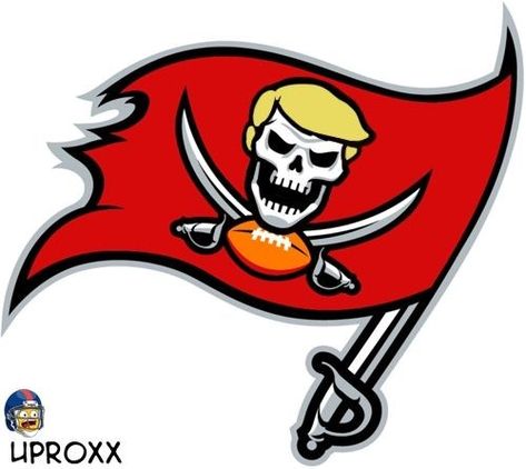 Make the NFL Great Again With These Donald Trump Team Logos - Memebase - Funny Memes Tampa Bay Buccaneers Football, Tampa Bay Buccaneers Logo, Buccaneers Football, Outdoor Logos, Tampa Bay Bucs, Nfl Teams Logos, Nfl History, Nfl Logo, Tampa Bay Buccaneers