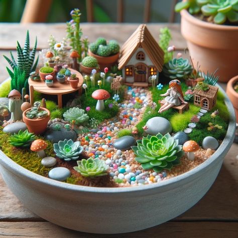 Tip for Building a Fairy Garden | Secret Mom Tips Fairy Garden Jar, Fairy Garden Diorama, Fairy Garden Ideas Indoor, Mini Fairy Garden Diy, Succulent Fairy Garden Ideas, Fairy Garden Box, Fairy Garden Design Ideas, Indoor Fairy Garden, Fairy Terrarium