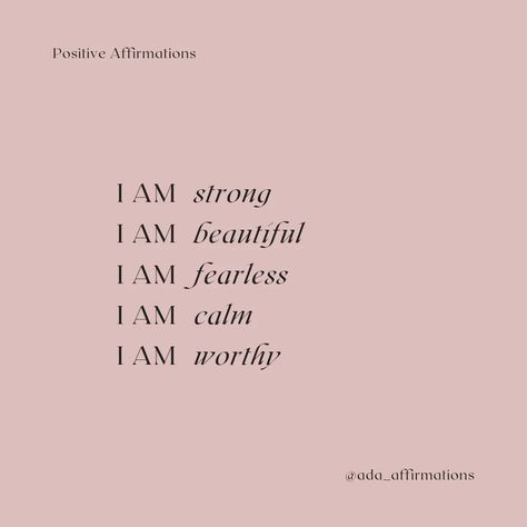 ✨Daily affirmations✨ Family Affirmations Home, Daily Affirmations For Christian Woman, Daily Words Of Affirmation, Affirmations For 2025 Vision Board, Im Beautiful Affirmation, Affermazioni Positive Daily Affirmations, I Am Affirmations Daily Motivation, Biblical Affirmations Women, I Am Beautiful Affirmations