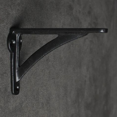 Our classic collection is inspired by timeless traditional English homes.  Both elegant and practical, this range of stunning classic hardware will complement both traditional and contemporary interiors. Bathroom Uk, Cast Iron Shelf, Cast Iron Brackets, Black Shelf Brackets, Cast Iron Shelf Brackets, Rustic Wooden Shelves, Iron Shelf Brackets, Shelf Board, Iron Brackets