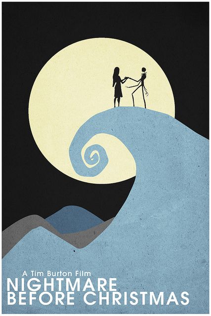 Nightmare Before Christmas Poster Aesthetic, Nightmare Before Christmas Minimalist, Nightmare Before Christmas Poster, Disney Minimalist, Tim Burton Films, Disney Posters, Movie Poster Wall, Minimal Movie Posters, Movie Posters Design