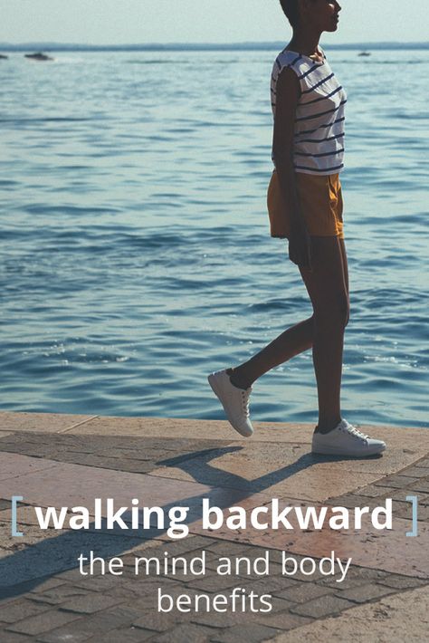 Walking Backward: Benefits for Mind and Body Benefits Of Walking Backwards, Walking Stairs, Mindful Walking, Dove Photo, Body Reflexology, Walking Backwards, Health Benefits Of Walking, Walking For Health, Mindful Movement